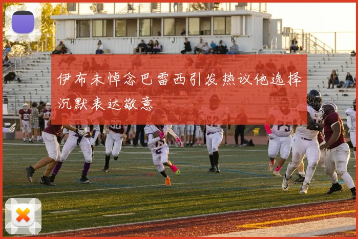 伊布未悼念巴雷西引发热议他选择沉默表达敬意