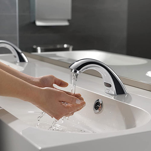 Delta- Commercial Touchless Bathroom Faucet