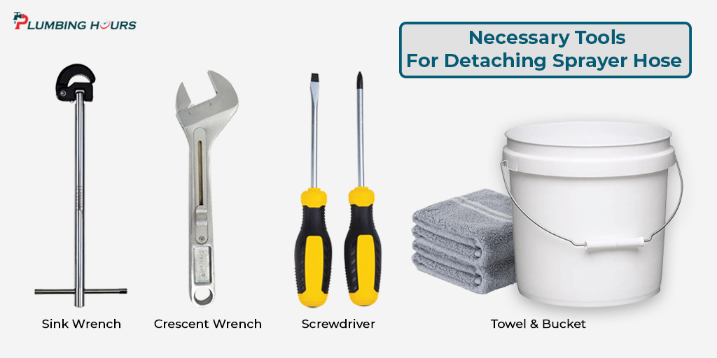 Necessary Tools For Detaching Sprayer Hose From Delta Faucet