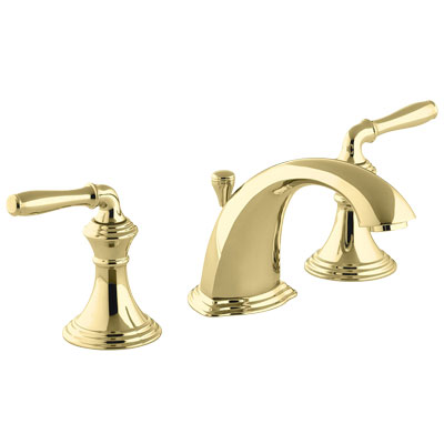 Kohler widespread bathroom faucet with drain assembly